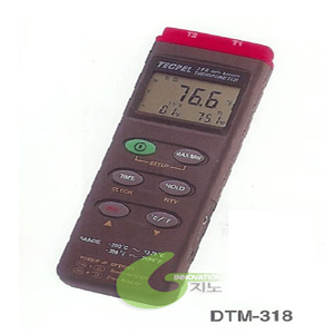 2 채널 데이터 저장 온도계DTM-318
